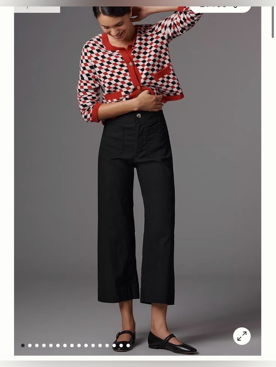 Anthropologie Pants - Anthropologie Maeve The Colette Crop Wide-Leg Pants Size 31